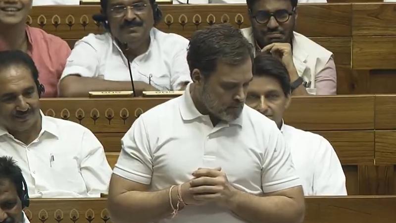 Rahul Gandhi in Lok Sabha