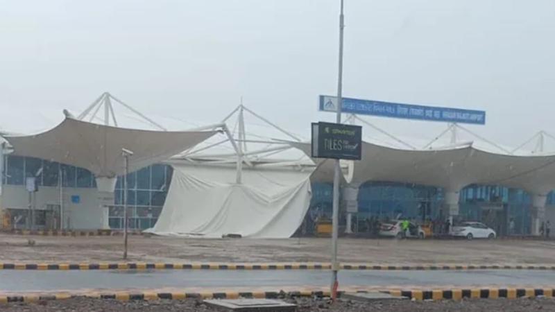 Canopy collapses at Rajkot Airport