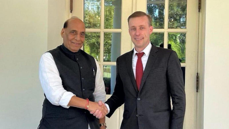 Rajnath Singh & US NSA Jake Sullivan