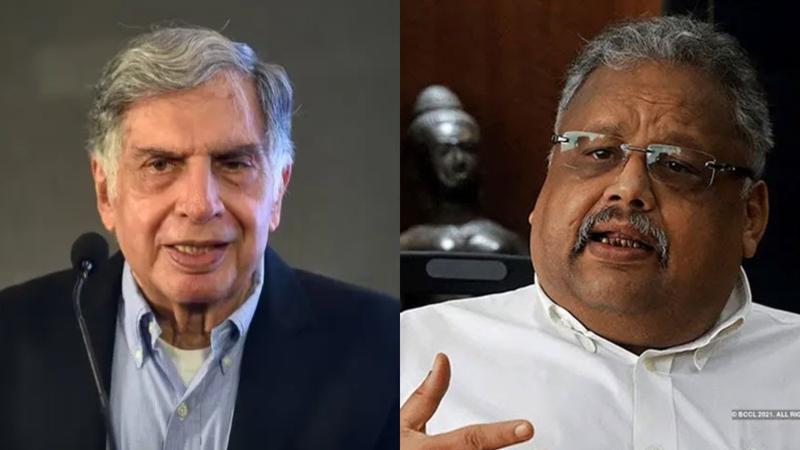 Ratan Tata and Rakesh Jhunjhunwala