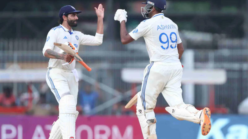 Ravichandran Ashwin and Ravindra Jadeja