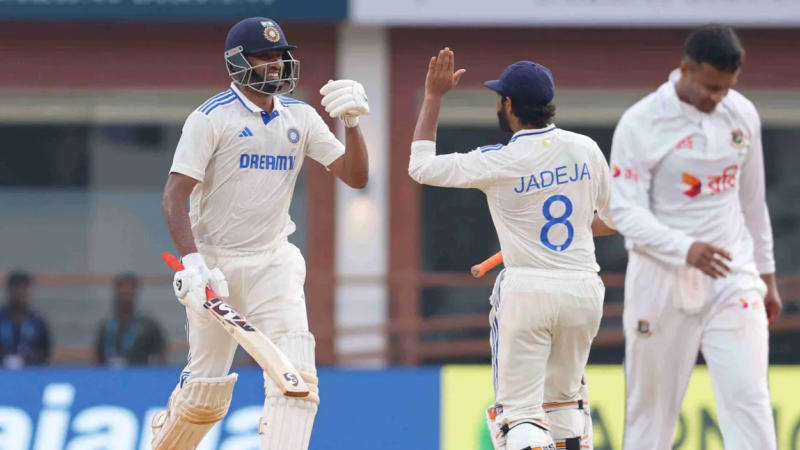 Ravichandran Ashwin and Ravindra Jadeja