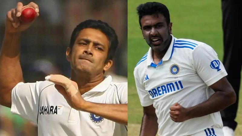 Ravichandran Aswhin surpasses Anil Kumble's Record