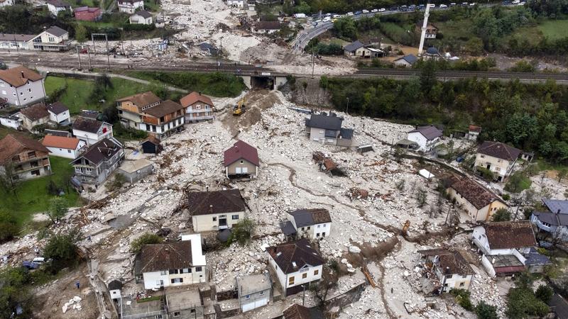  Rescue teams from Bosnia’s neighbors and European Union countries on Sunday