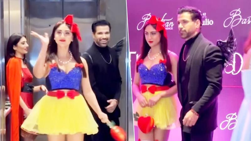 Rithvikk Dhanjani, Krystle D' Souza At Halloween Bash