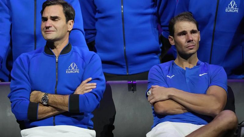 Roger Federer and Rafael Nadal