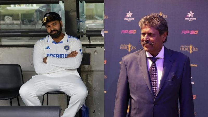 Rohit Sharma and Kapil Dev