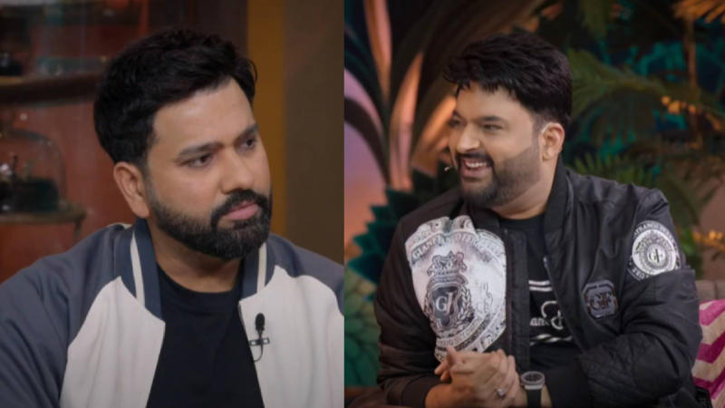 Rohit Sharma and Kapil Sharma