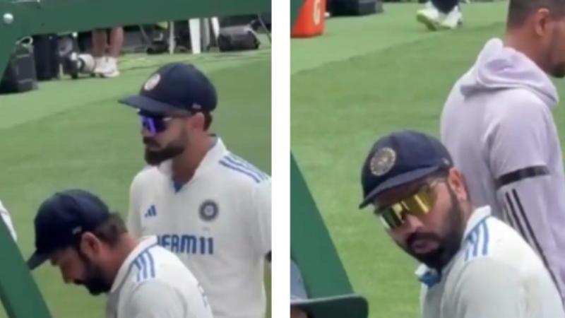 Rohit Sharma and Virat Kohli in Melbourne