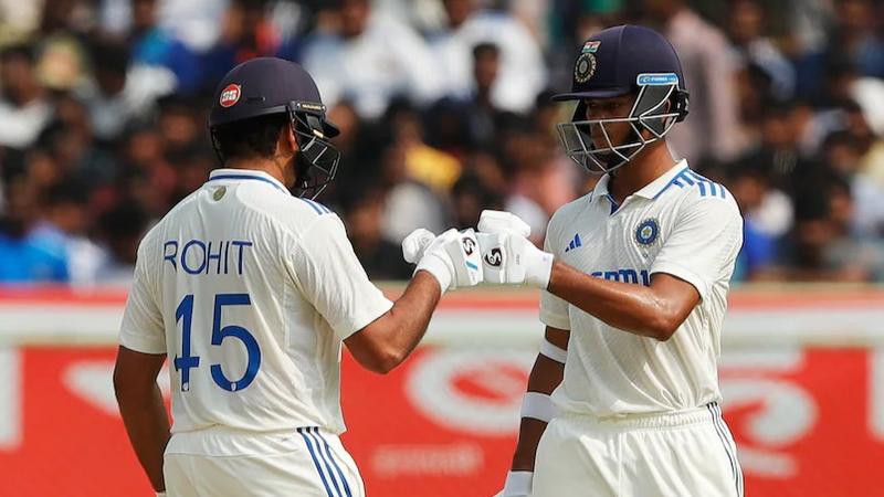 Rohit Sharma and Yashasvi Jaiswal