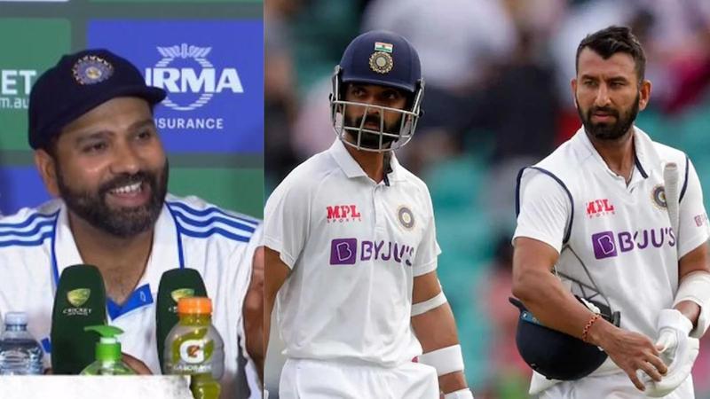 rohit Sharma on Ajinkya Rahane and Cheteshwar Pujara