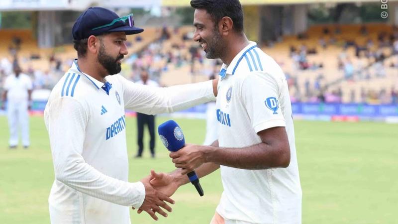 rohit sharma praises ravichandran ashwin ind vs ban test