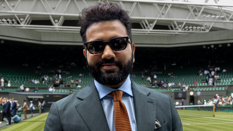 Rohit Sharma at Wimbledon 