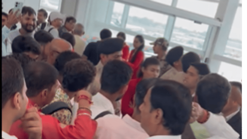 Ruckus at Delhi Airport