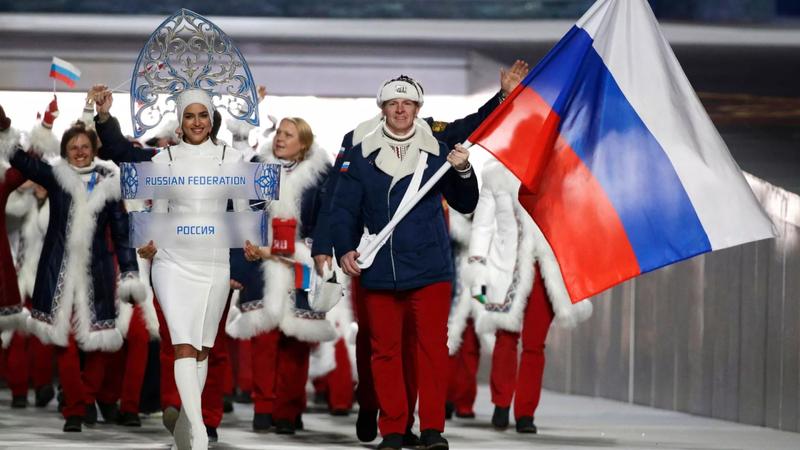 Russian athletes at Olympics