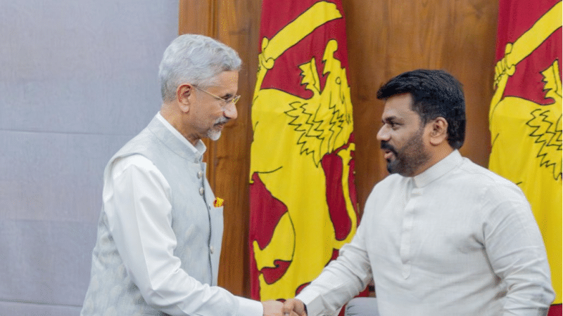 S Jaishankar with Sri Lankan President