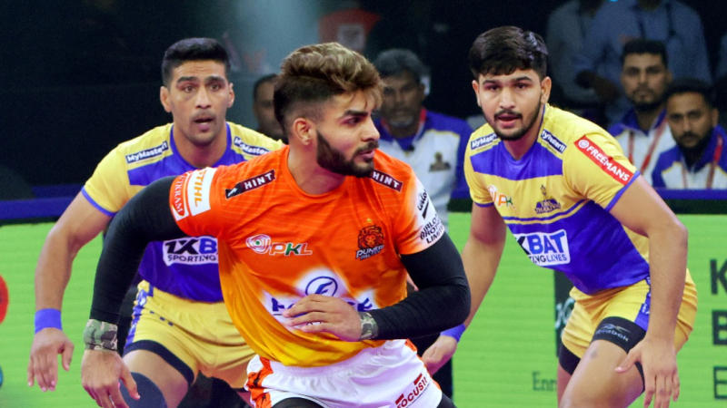 Sachin leads Tamil Thalaivas to thrilling win over Defending Champions Puneri Paltan