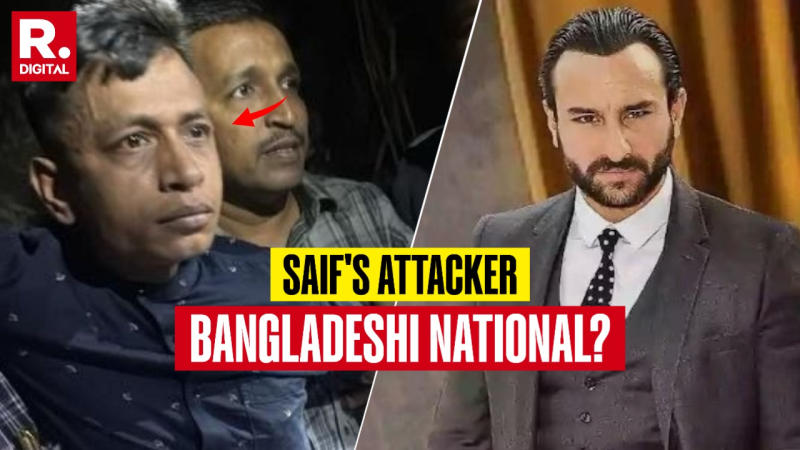 Saif Ali Khan's Attacker A Bangladeshi National