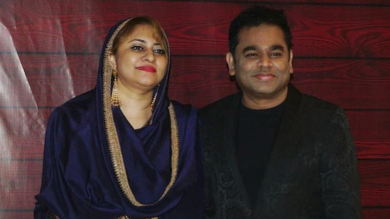 Saira Banu and AR Rahman