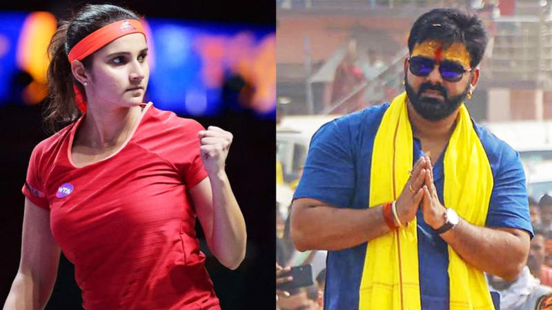 Sania Mirza and Pawan Singh