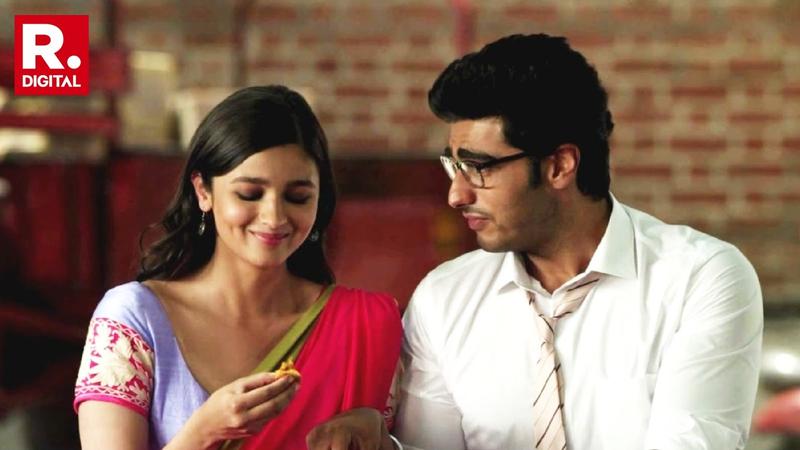 Scene from 2 States featuring Alia Bhatt and Arjun Kapoor