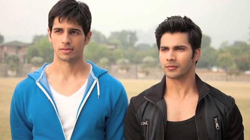 Scene from Student of the Year featuring Sidharth Malhotra and Varun Dhawan