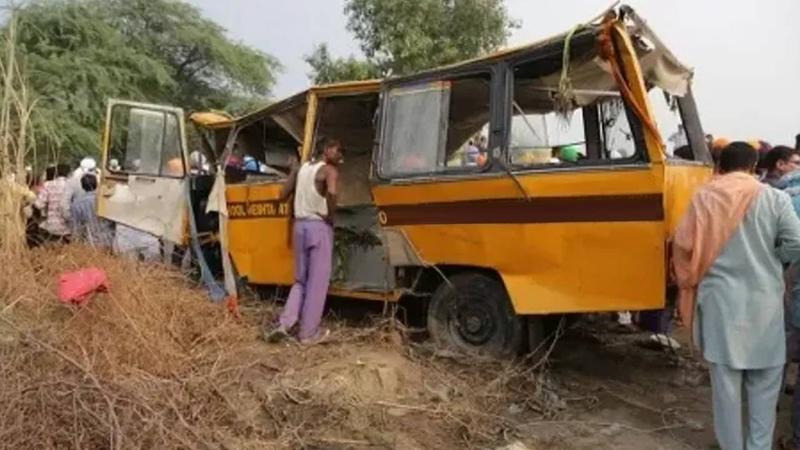 According to police, the driver of the overspeeding pickup van lost control of the vehicle, which collided with a truck parked on the roadside