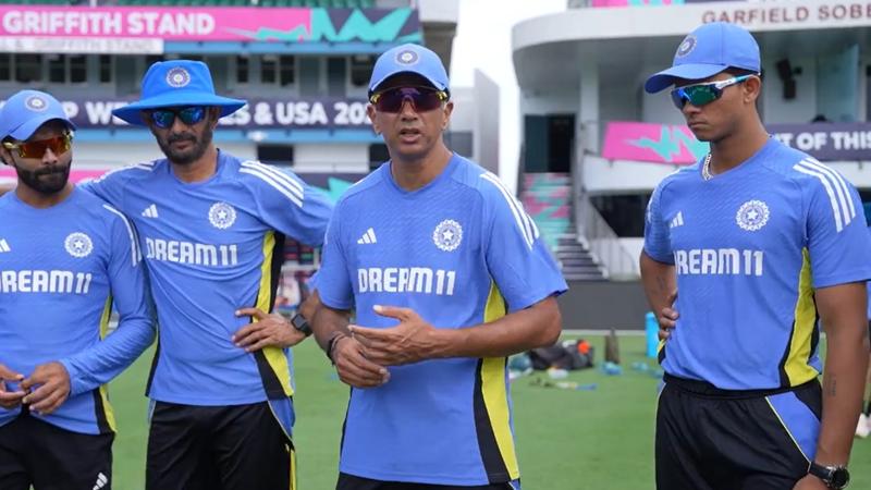 Rahul Dravid takes charge of his final game as Team India head coach in T20 World Cup final