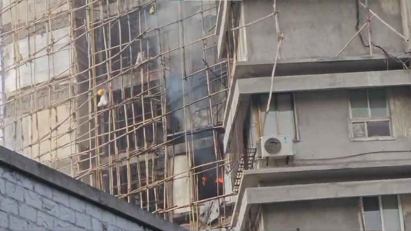 Massive Fire Breaks Out at Vaitarna Building in Mumbai's Worli