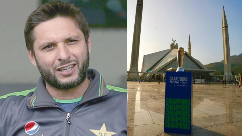 Shahid Afridi on champions Trophy