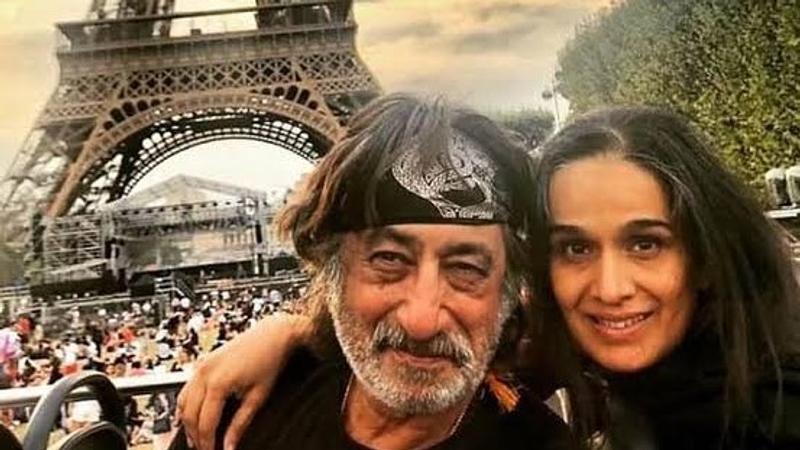 Shakti Kapoor with Shivangi Kolhapure.