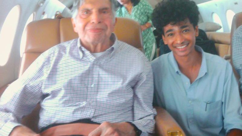 Shantanu Naidu and Ratan Tata