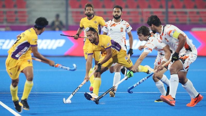 shrachi raad bengal tigers beat hyderabad storms 3-2 in hockey india league