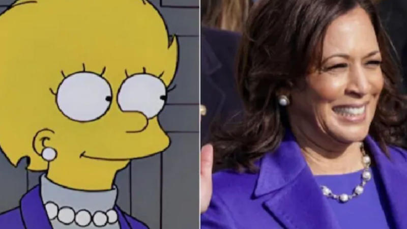 Simpsons Predict Kamala Harris' Victory