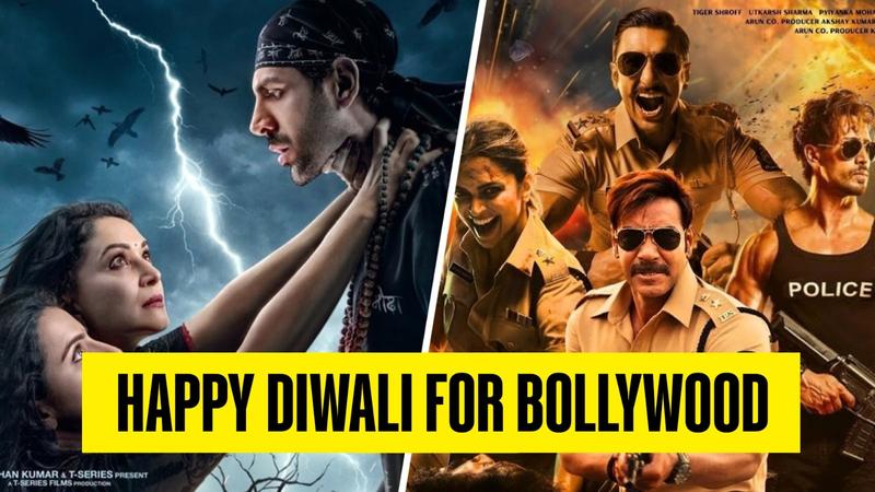 Singham Again vs Bhool Bhulaiyaa 3 Diwali Clash is the answwer to bollywood box office woes