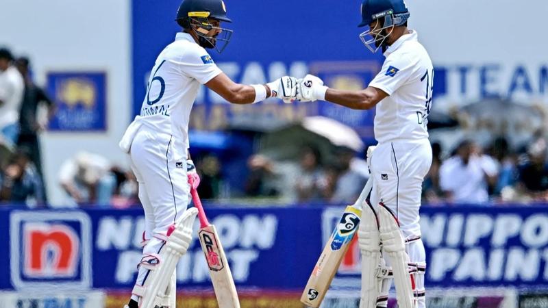 sl v nz test sri lanka takes lead of 202 runs against new zealand