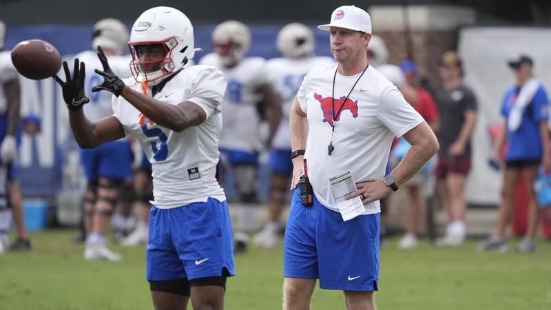 SMU's Head Football Coach Rhett Lashlee