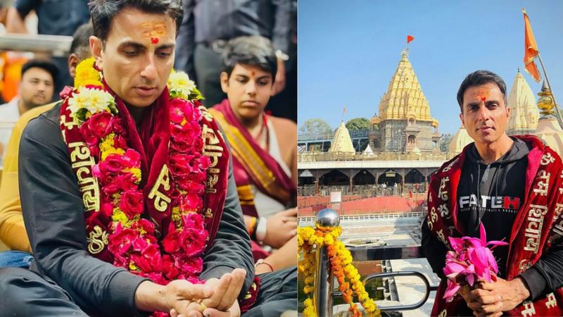 Sonu Sood at Mahakaleshwar