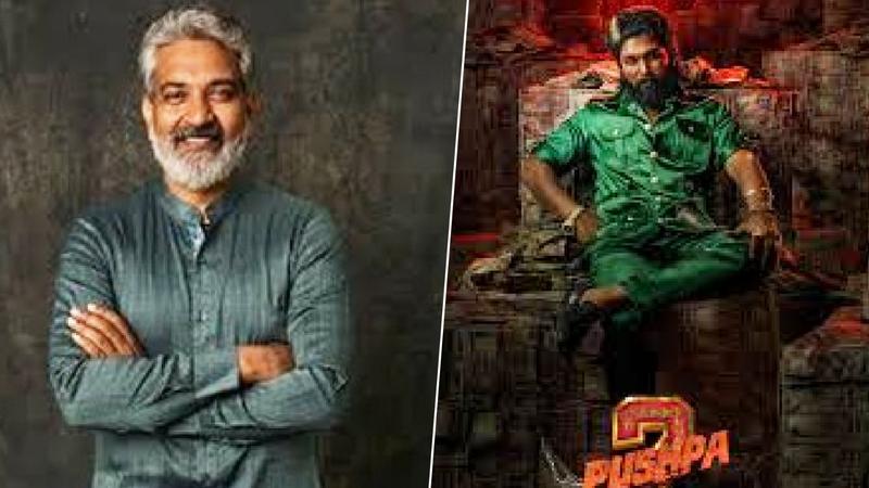 SS Rajamouli and Pushpa Poster