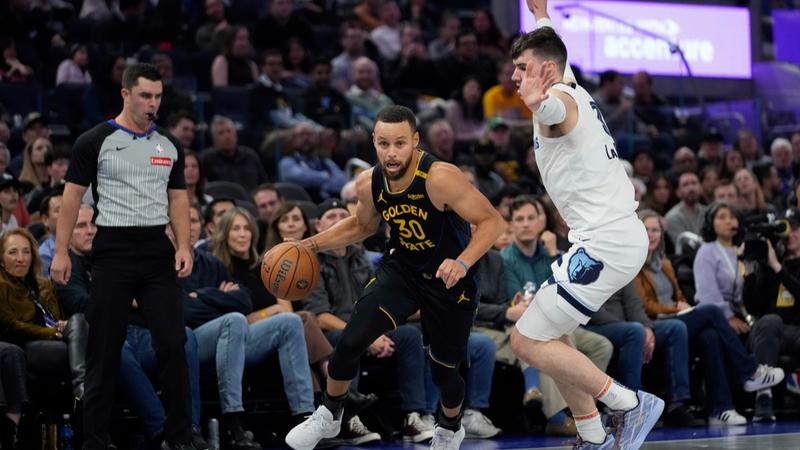 Steph Curry stars for Golden State Warriors vs Memphis Grizzlies