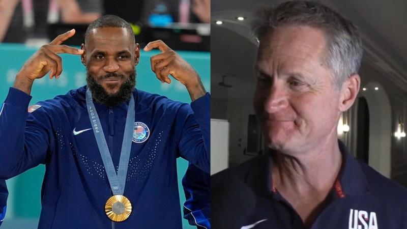 Steve Kerr in awe of LeBron James after Paris Olympics