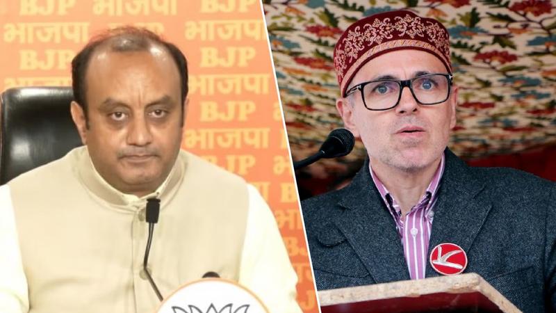 Sudhanshu Trivedi and Omar Abdullah 