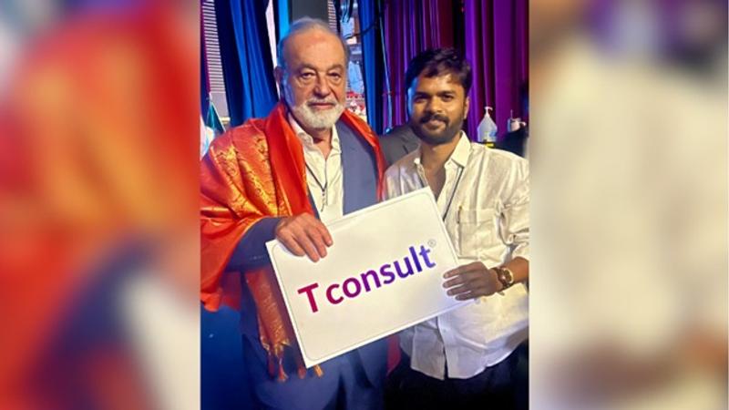 Sundeep Makthala Meets World’s Richest Carlos Slim to Expand TConsult