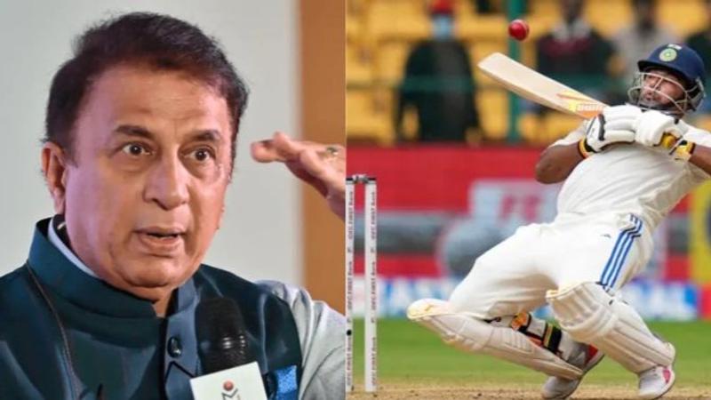 Sunil Gavaskar and Sarfaraz Khan