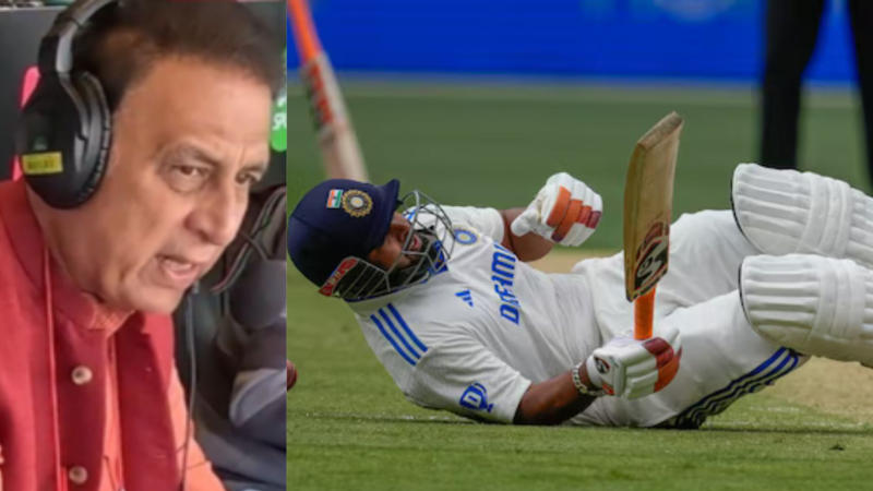 Sunil Gavaskar gets angry on Rishabh Pant