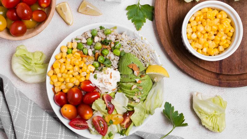 Sweet corn salad