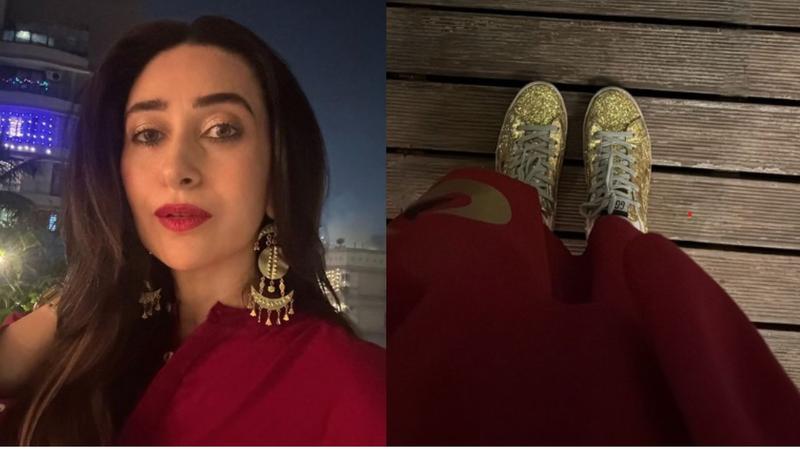 Take a festive fashion cue from Karishma Kapoor this Diwali.