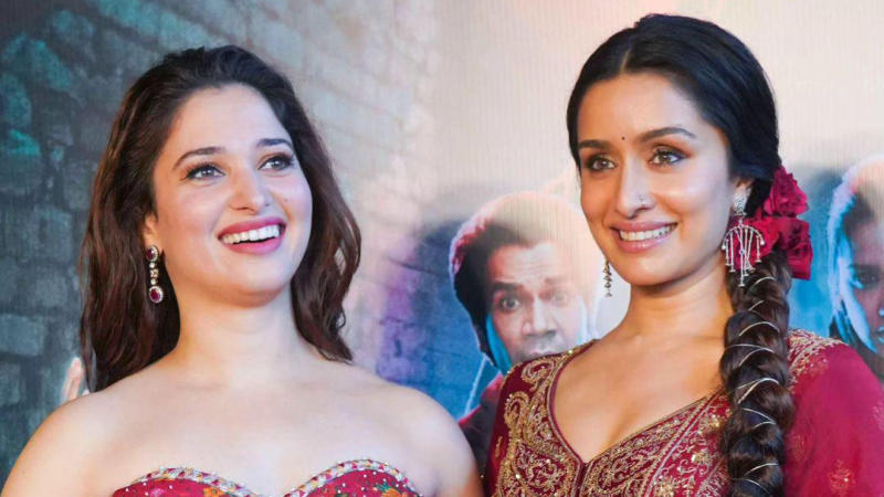 Tamannaah Bhatia with Shraddha Kapoor.