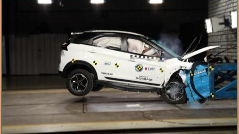 Tata Nexon scores 5 stars in Bharat NCAP Crash Test