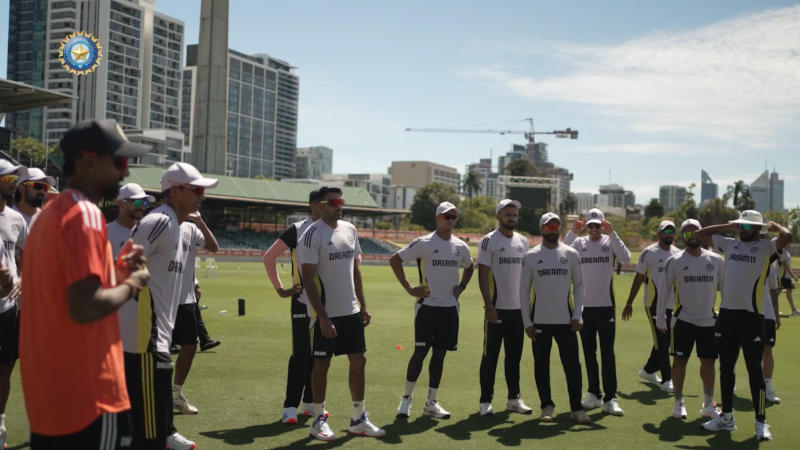 Team India Train Up At WACA Ground